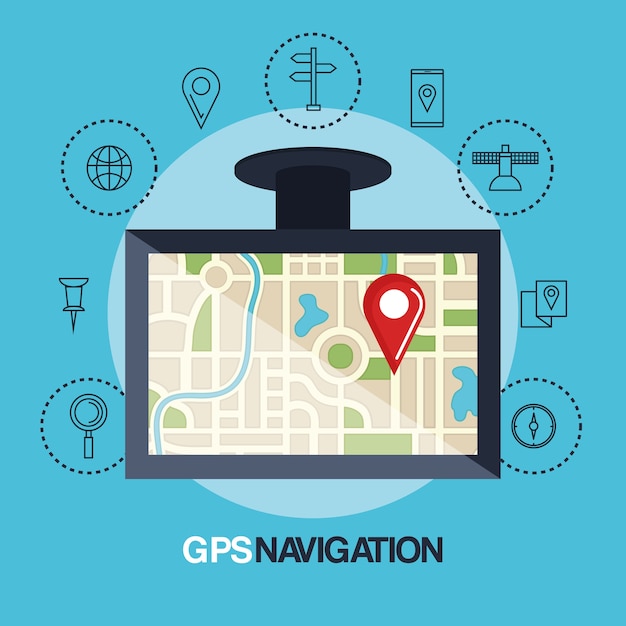 Планшет с приложением gps