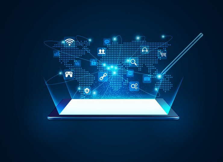 Vector tabletcommunicatietechnologie