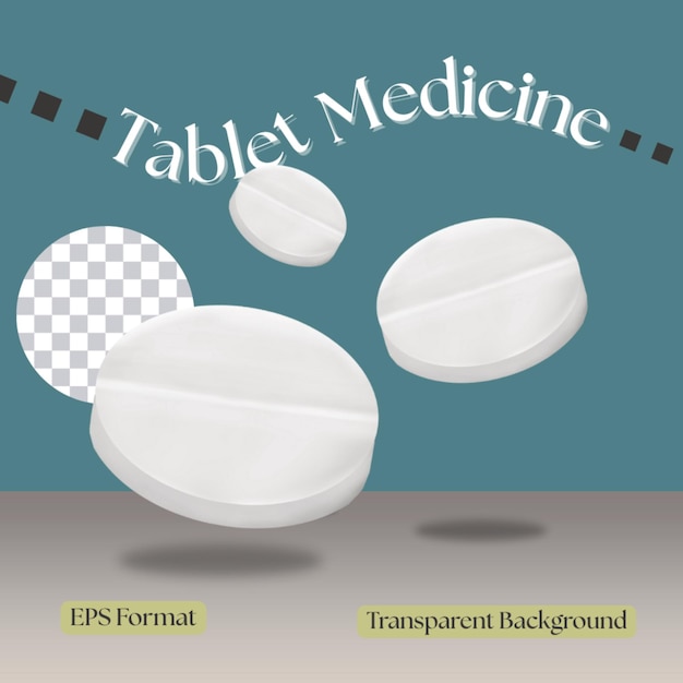Tablets Medicine Illustration