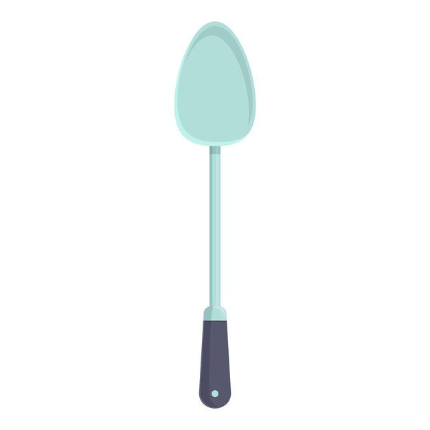 Vector tableware spoon icon cartoon vector kitchen cutlery board tool