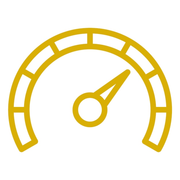 Vector tachometer icon style