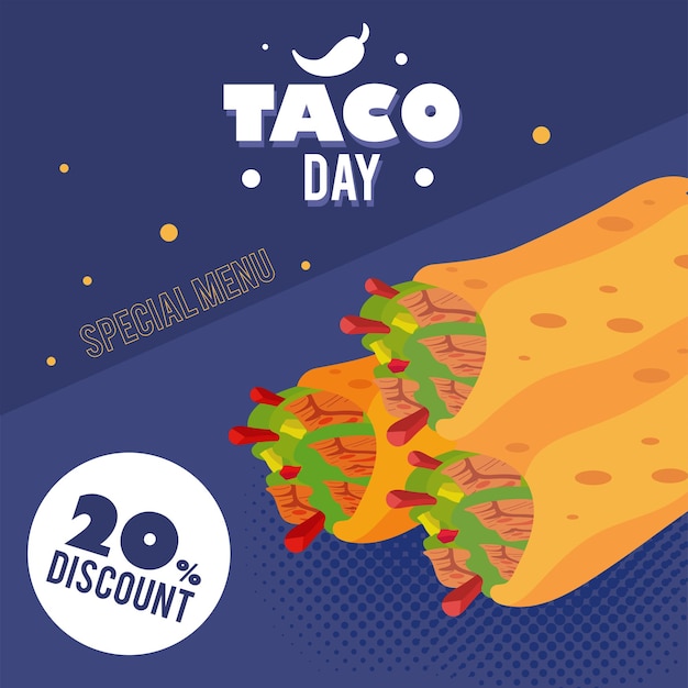 Taco dag speciaal menu