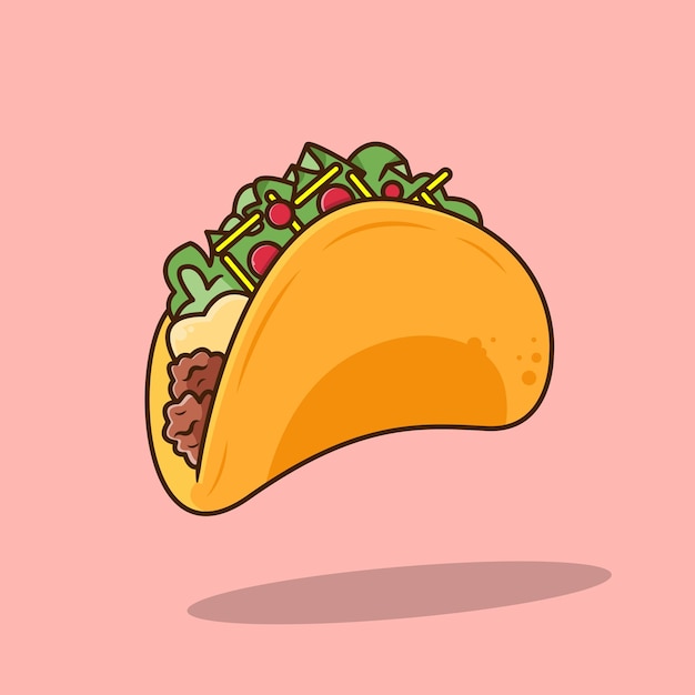 Taco De Illustratie