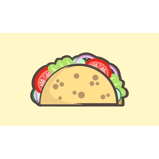 Vector taco icon