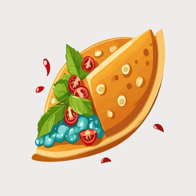 Vector taco illustration vector