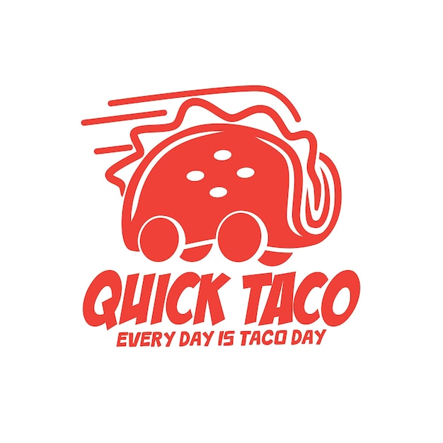 Taco Logo Design Fast Food Service Franchise