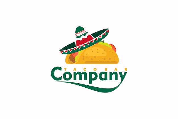 Logo taco logo negozio logo taco bar logo di riferimento per la tua attività