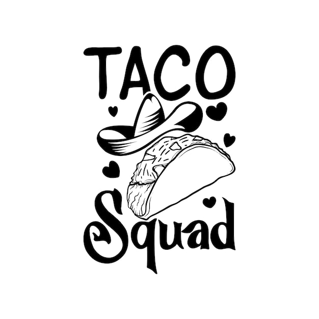 Taco squad logo-ontwerp