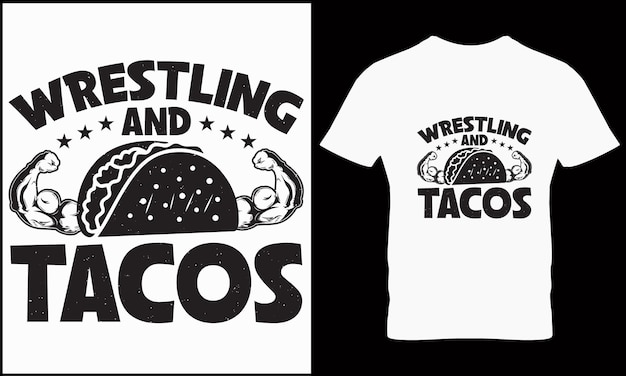 Tacos tshirt design vector graphic