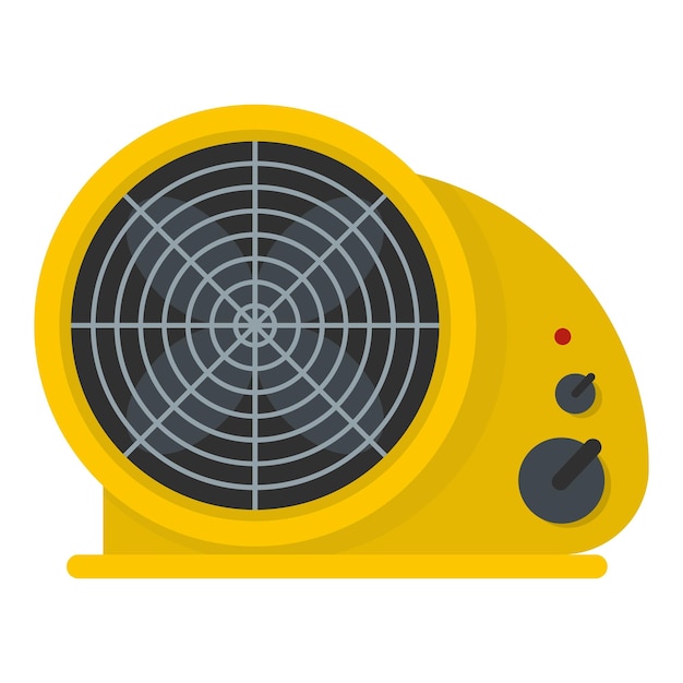 Tafelventilatorpictogram Vlakke afbeelding van tafelventilator vectorpictogram voor web