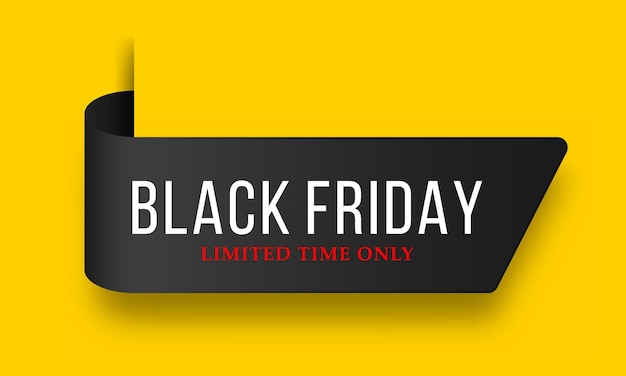 Tag design for black friday