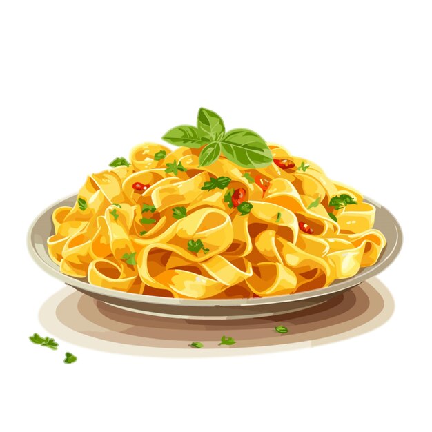 벡터 ⁇ 색 배경에 tagliatelle  ⁇ 터