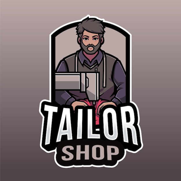 Tailor Shop Logo Template