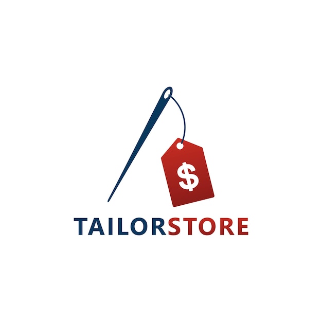 Tailor Store Logo Template Design