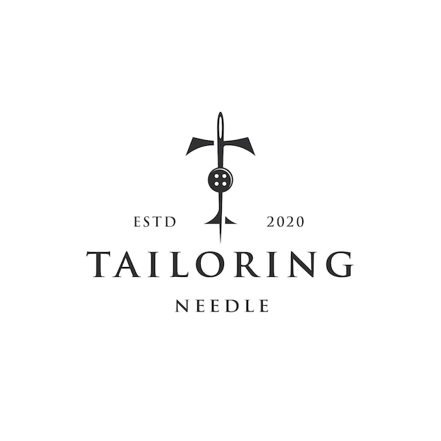 Tailoring Letter T Logo Template