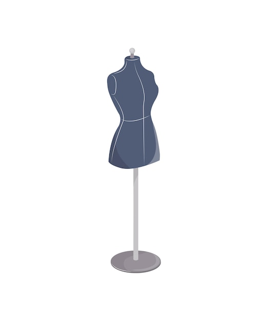 Вектор Шлифовальный манекен для женщины торсовый манекен для женской одежды