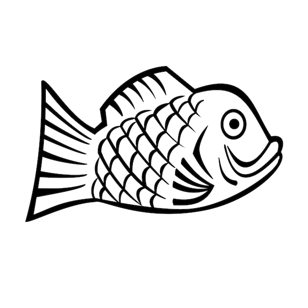 鯛魚燒，鯛魚或紅鯛魚復古風格