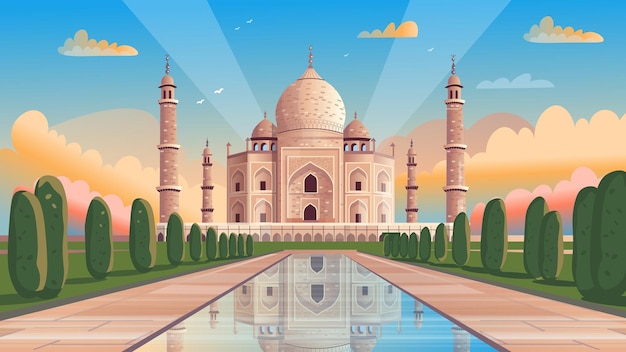 타지 마할 (Taj Mahal) 은 인도에 있는 궁전이다.
