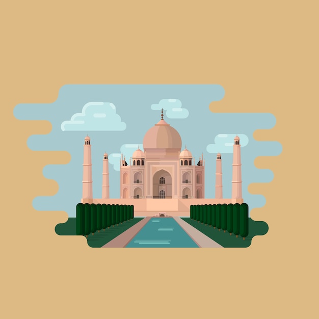 Vector taj mahal