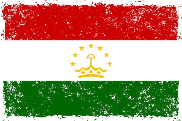 타지키스탄 국기 그런 지 고민된 스타일