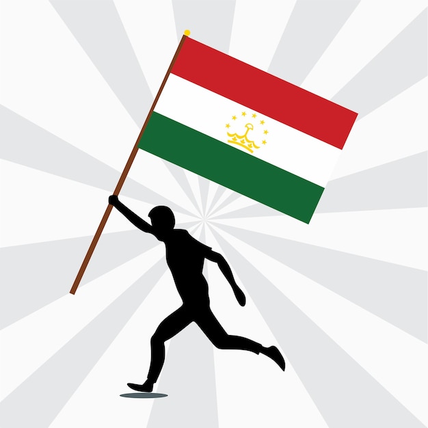 Tajikistan independence day 9 September banner design and flag design Tajikistan