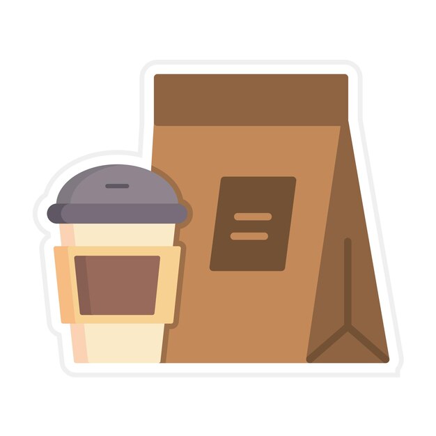 Vector take away vector icon can be used for coffee shop iconset