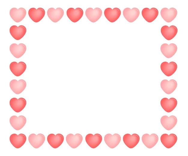 Take notes full of cute threedimensional hearts in pink and red for your birthday party