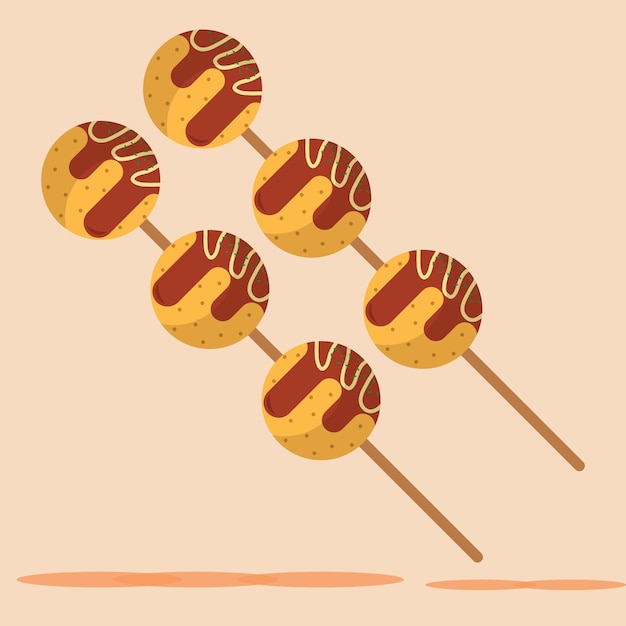 Takoyaki vector