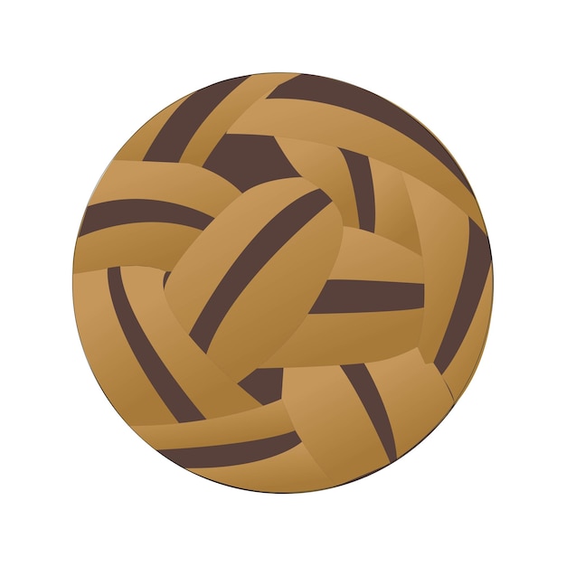 Vector takraw ball vector white background