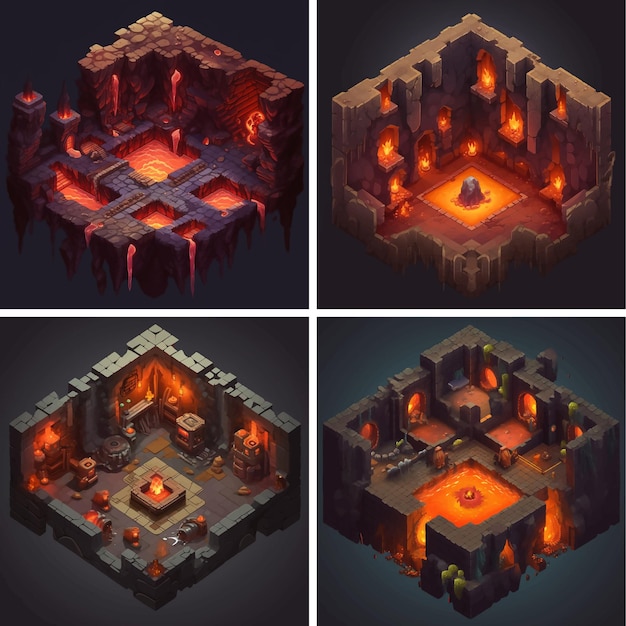 tale spooky horror magic tile halloween map shadow 3d fire game graphic scene wallpaper interior