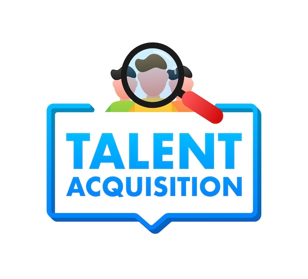 Talent acquisition Find Right Candidate Find a Job Vector stock illustration