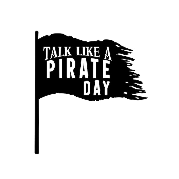 talk like a pirate day tshirt design