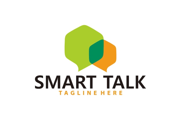 Изолированный вектор значка логотипа Talk