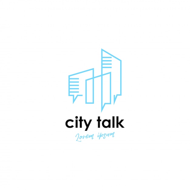 Talk logo vector