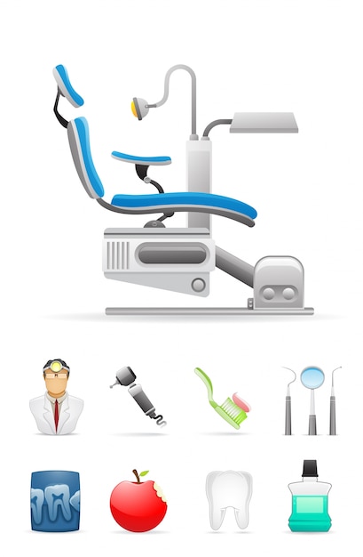 Vector tandarts element pictogram