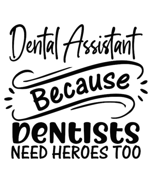 Vector tandartsassistent omdat tandartsen ook helden nodig hebben