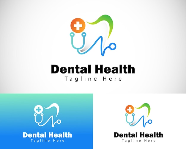 tandheelkundig logo creatief arts kliniek medisch symbool plus
