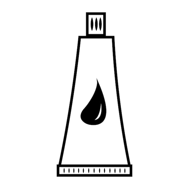 tandpasta pictogram logo vector ontwerpsjabloon