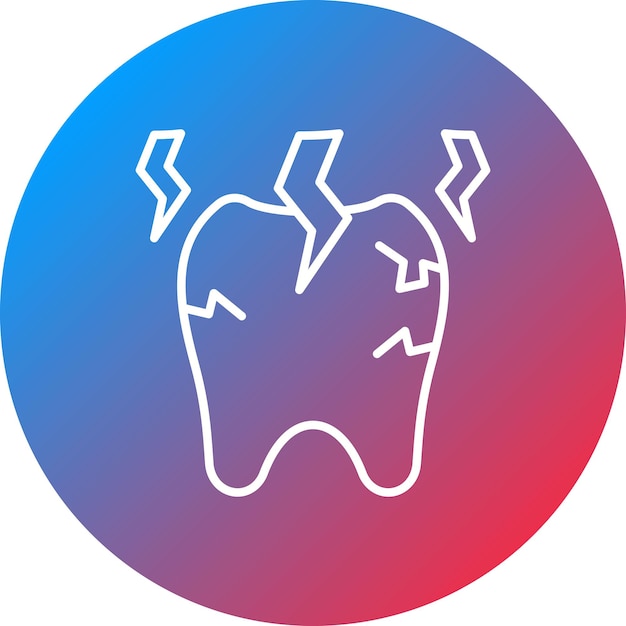 Tandpijn icoon vector afbeelding Kan worden gebruikt voor tandheelkundige zorg