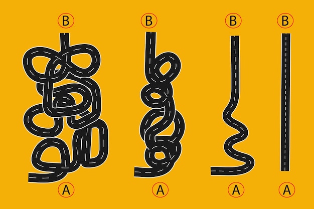 アルファベットや文字からのもつれた道