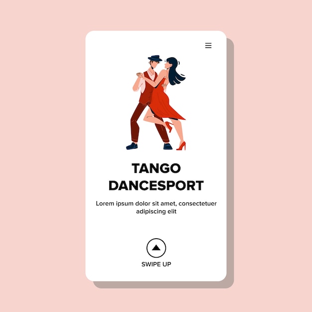 Tango dancesport sportcompetitie evenement