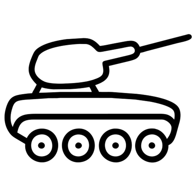 tank icon outline