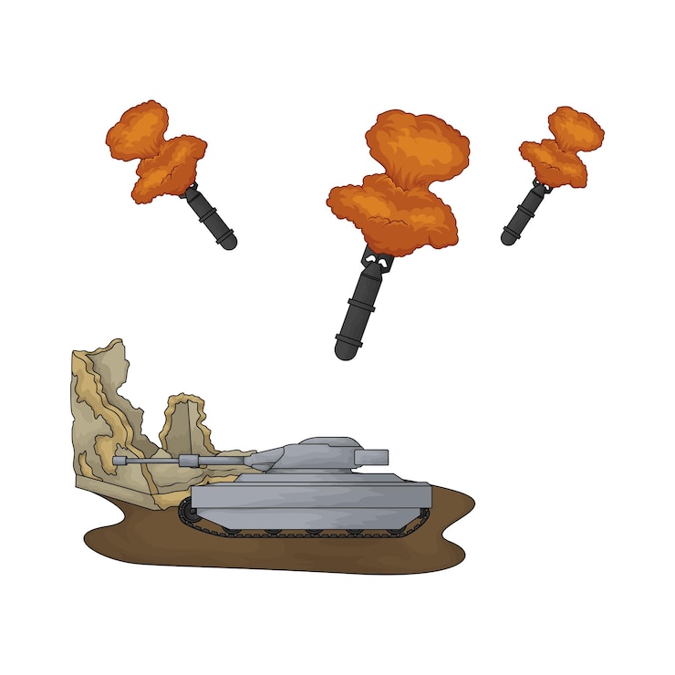 Vector tank illustration