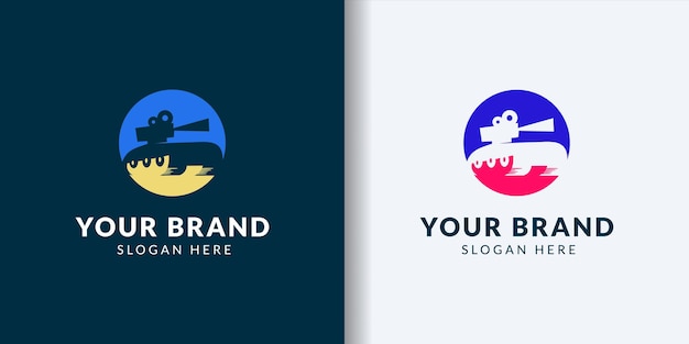 Tank logo design vector