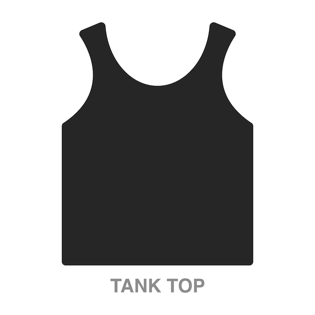 Premium Vector  Tank top illustration on transparent background