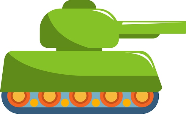 Vector tank toy icon