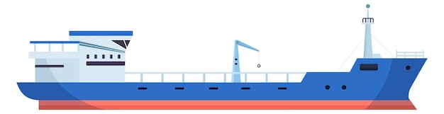 Icona del colore dell'autocisterna nave marina per il trasporto di petrolio