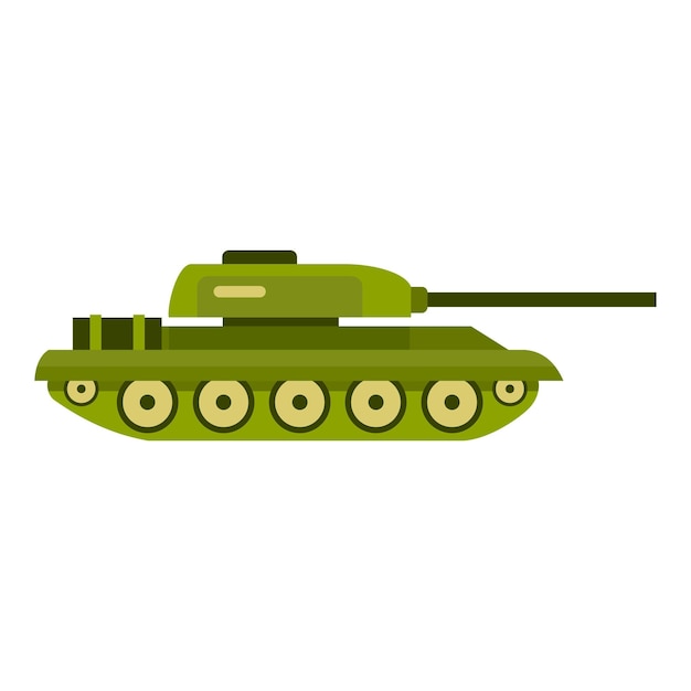 Tankpictogram Vlakke afbeelding van tank vectorpictogram voor webontwerp