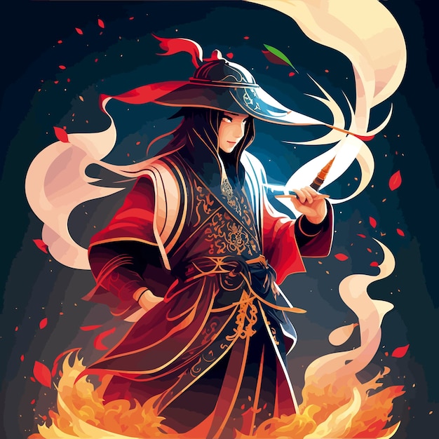 Taoist illustration magic aisan