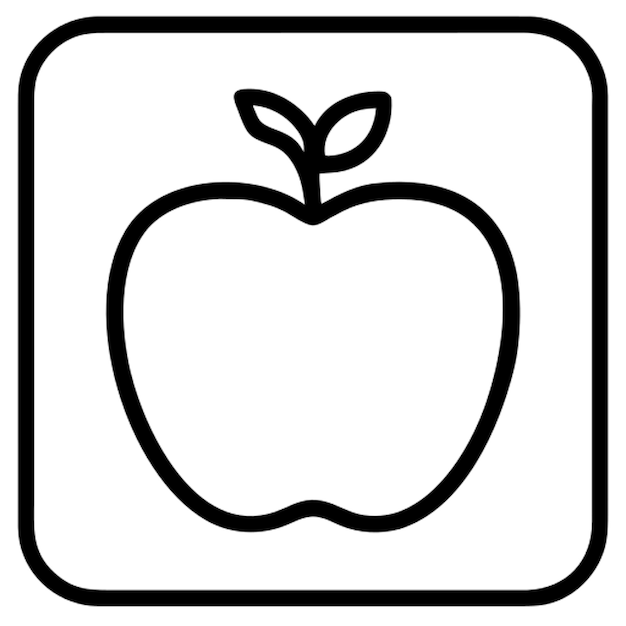 Для запуска значка стиля яблока нажмите на значок